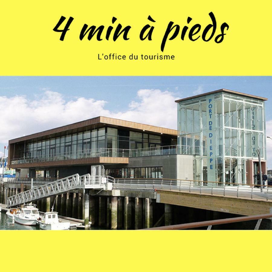 L'Etablissement La Plage A 2 Pas, Vous Propose 4 Appartements Neufs, Netflix, Lits Faits A Votre Arrivee, Serviettes De Toilette, Menage, Wifi, En Hyper Centre ,Plage A 100M, Box A Velos, Paiement 3 Fois Sans Frais, Prix Tout Compris Dieppe Exteriér fotografie