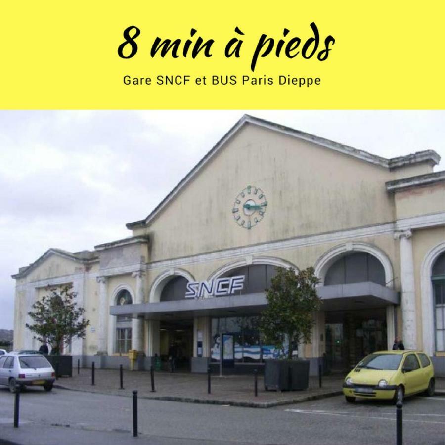 L'Etablissement La Plage A 2 Pas, Vous Propose 4 Appartements Neufs, Netflix, Lits Faits A Votre Arrivee, Serviettes De Toilette, Menage, Wifi, En Hyper Centre ,Plage A 100M, Box A Velos, Paiement 3 Fois Sans Frais, Prix Tout Compris Dieppe Exteriér fotografie